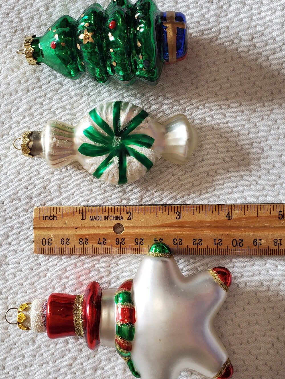 Vintage Thomas Pacconi Classics Blown Glass Christmas Ornaments Lot 2003 - Picture 9 of 13